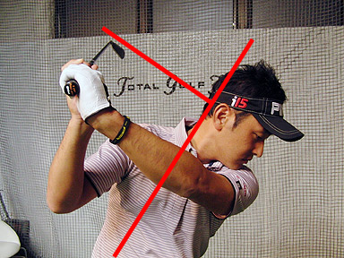 トップでもスクエアをキープ