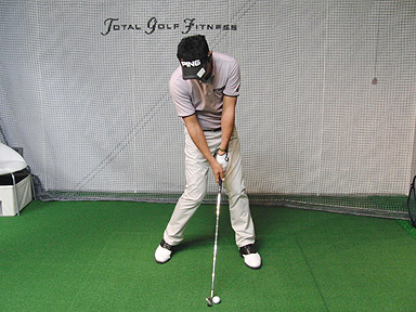 トップでもスクエアをキープ