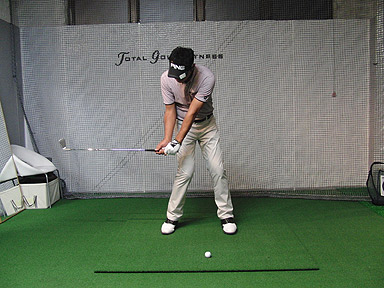 トップでもスクエアをキープ