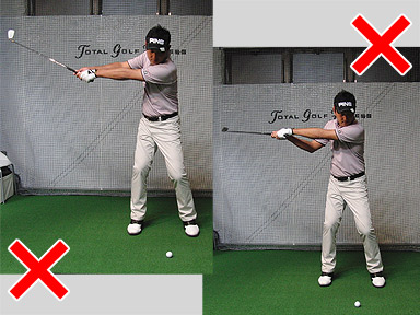 トップでのフェースの開き